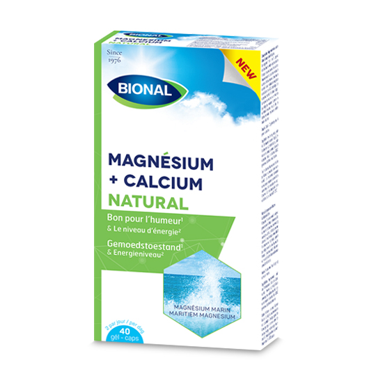 Image of Bional Magnesium + Calcium Natural 40 Capsules 