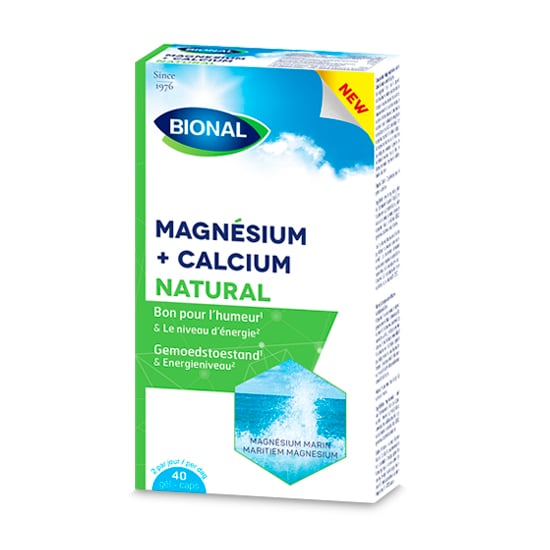 Image of Bional Magnesium + Calcium Natural 40 Capsules