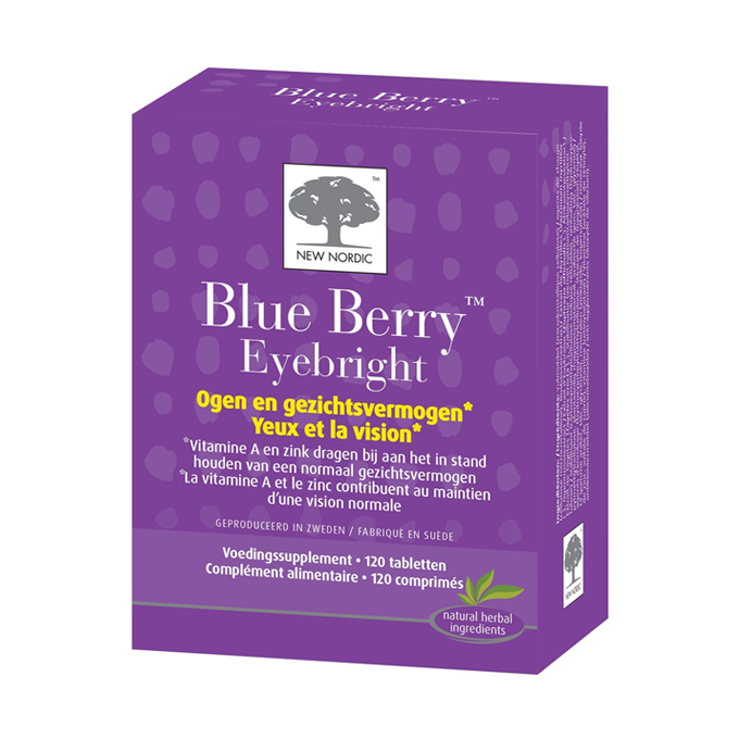 Image of New Nordic Blue Berry Eyebright Maxi 120 Tabletten 