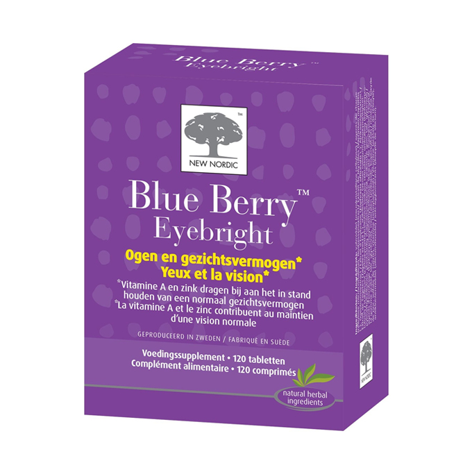 Image of New Nordic Blue Berry Eyebright Maxi 120 Tabletten