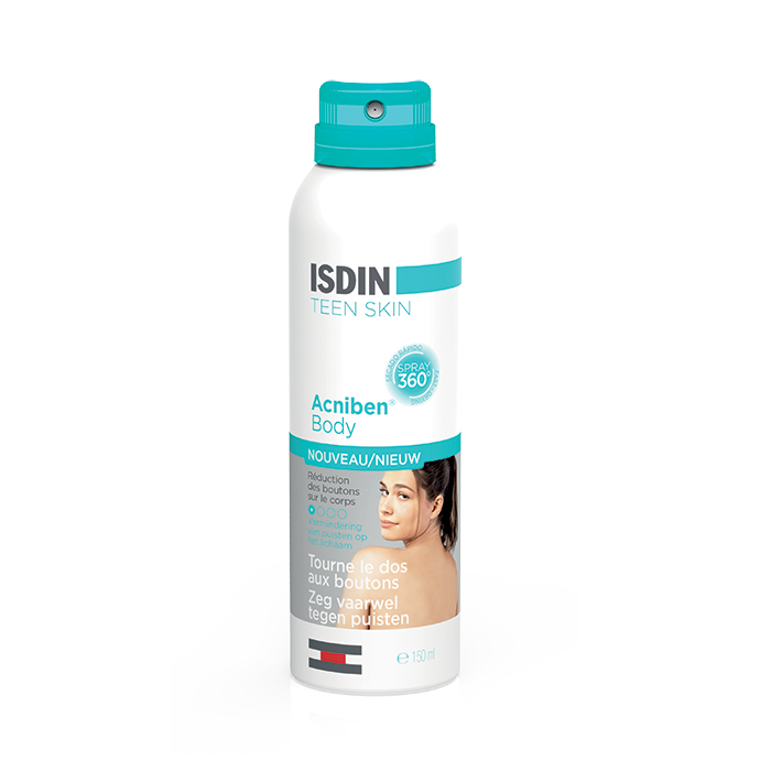 Image of Isdin Teen Skin Acniben Body Anti-Puistjes Spray 150ml