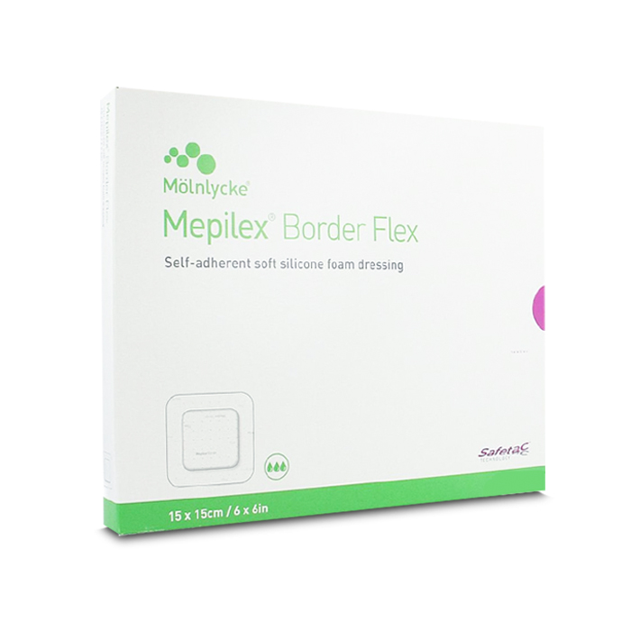 Image of Mepilex Border Flex Wondverband - 15x15cm - 5 Stuks 
