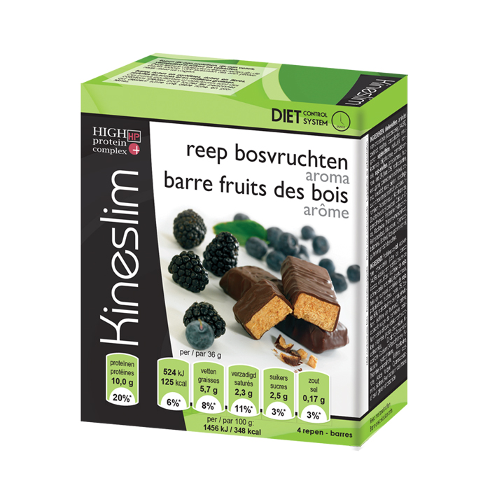 Image of Kineslim Bosvruchten Reep 4x36g