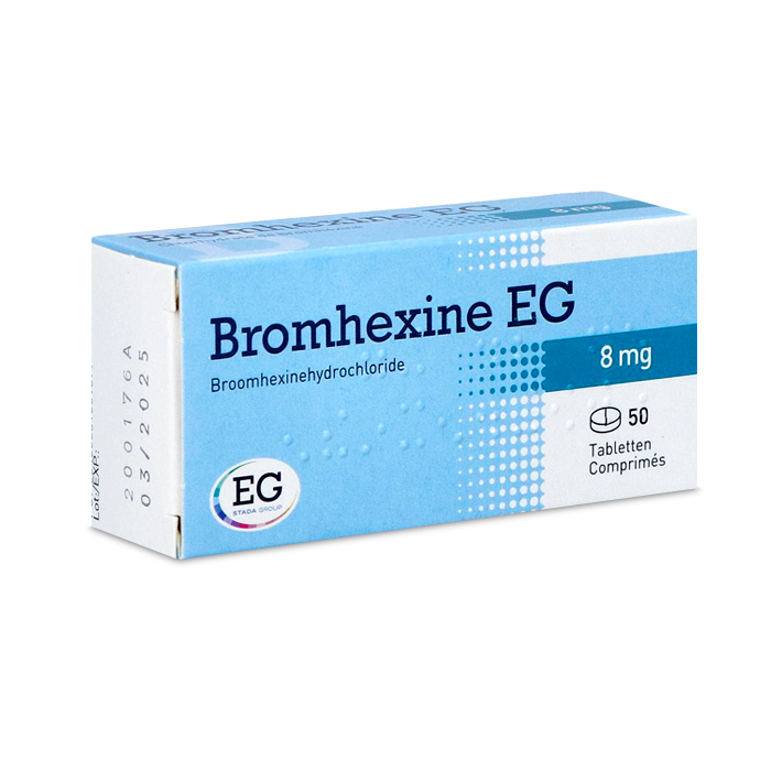 Image of Bromhexine EG 8mg 50 Tabletten 