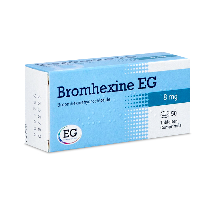 Image of Bromhexine EG 8mg 50 Tabletten