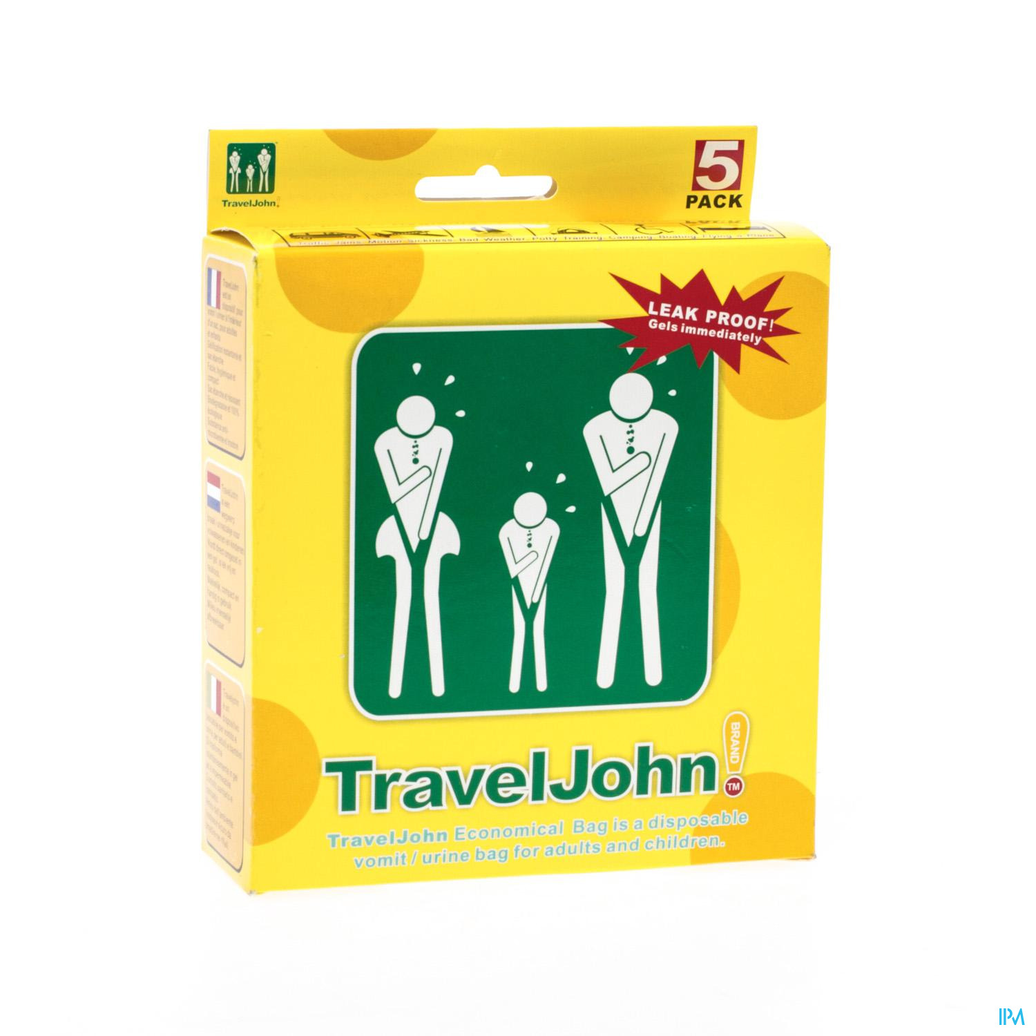 Image of Travel John Braakzakjes 5x800ml