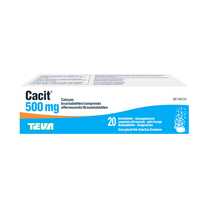 Image of Cacit 500mg 20 Bruistabletten 