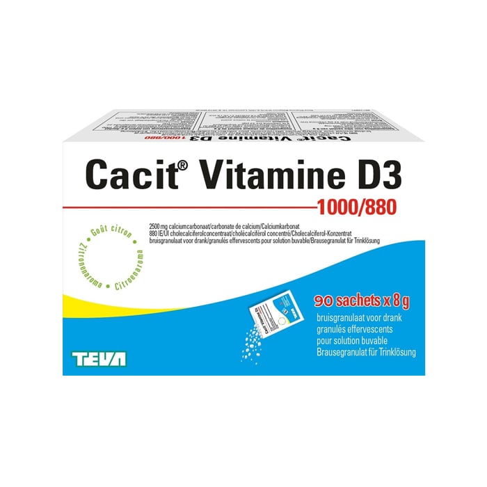 Image of Cacit Vitamine D3 1000/880 90 Zakjes 