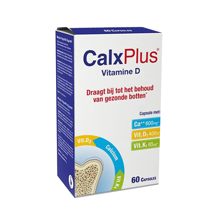 Image of CalxPlus Vitamine D 60 Capsules 