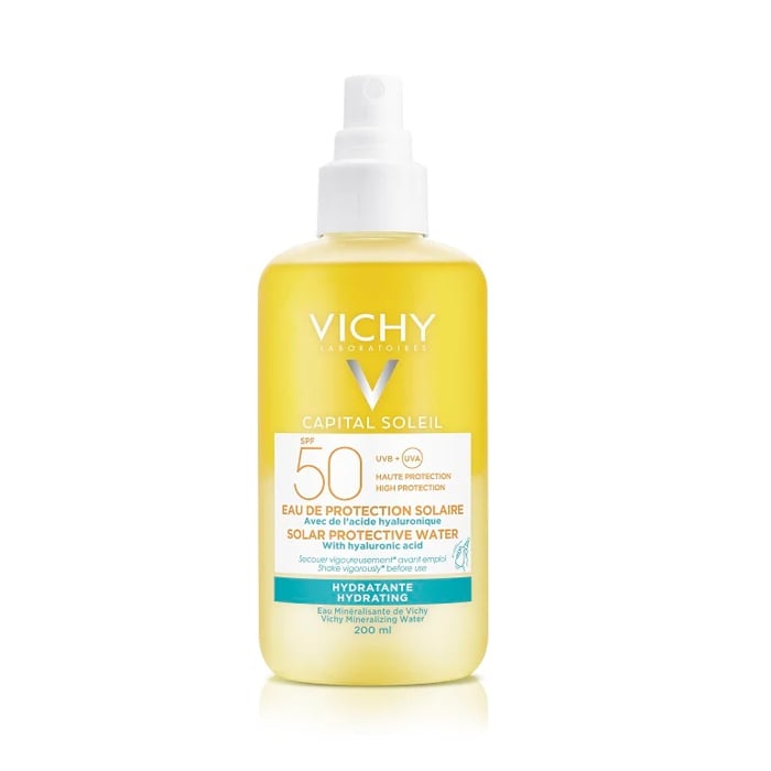 Image of Vichy Capital Soleil Hydraterend Zonbeschermend Water SPF50 200ml