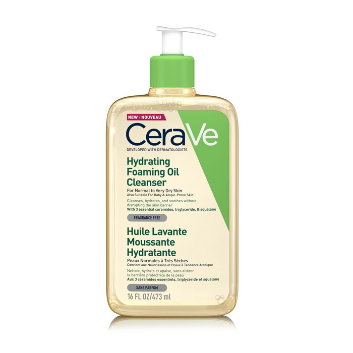 Image of CeraVe Hydraterende Schuimende Reinigingsolie 473ml 