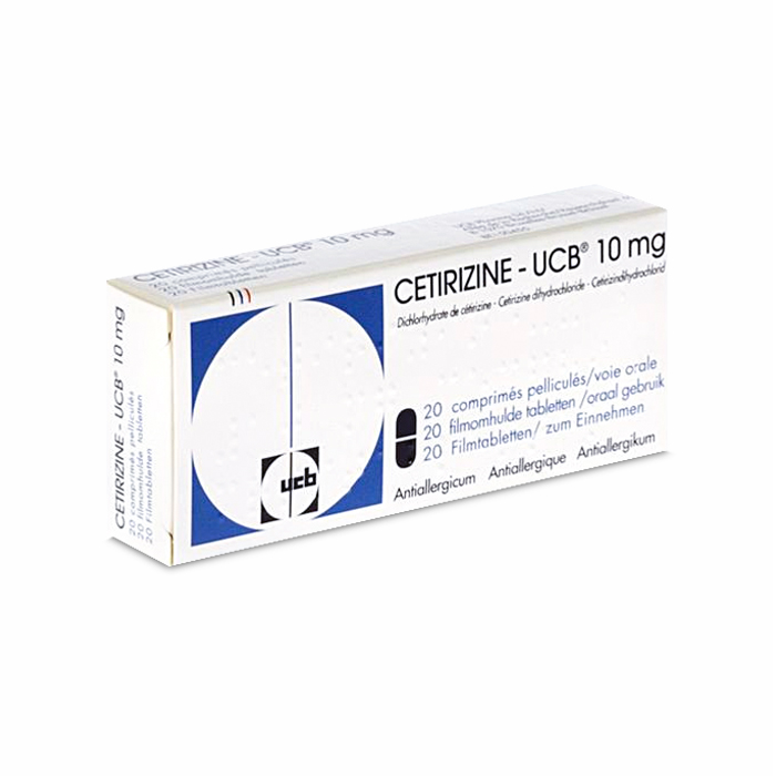 Image of Cetirizine UCB 10mg 20 Tabletten 