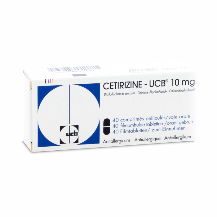 Image of Cetirizine UCB 10mg 40 Tabletten