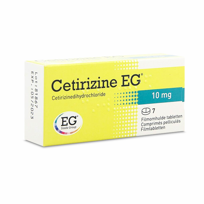 Image of Cetirizine EG 10mg 7 Tabletten 