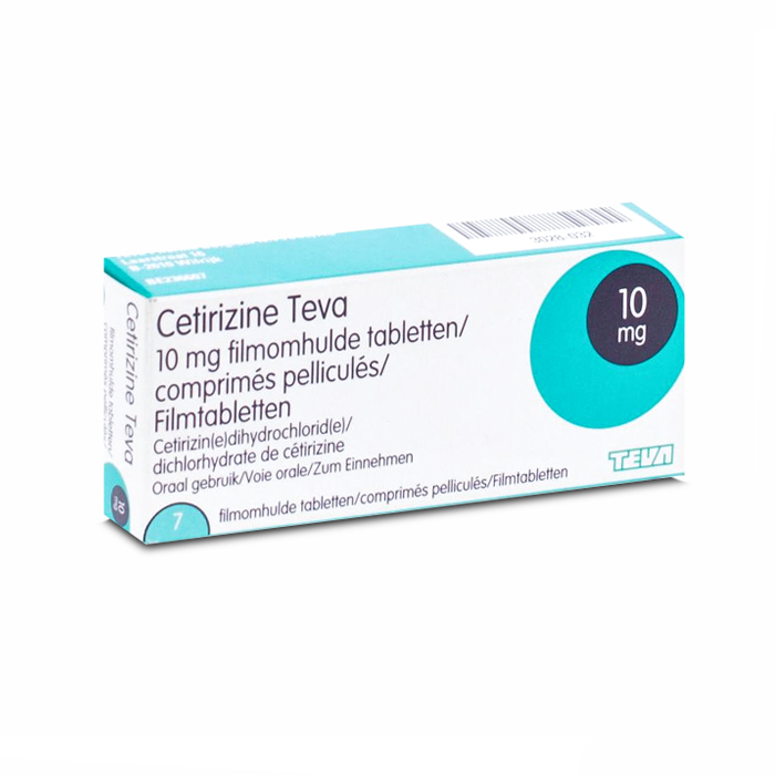 Image of Cetirizine Teva 10mg 7 Tabletten 