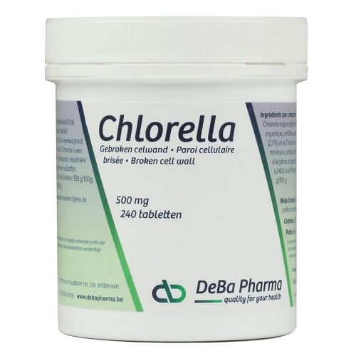 Image of Deba Pharma Chlorella 500mg 250 Tabletten 
