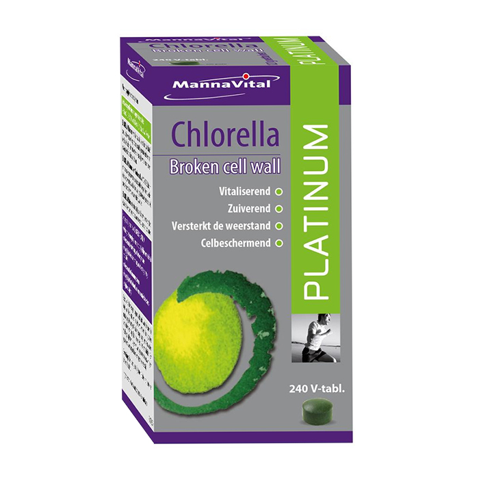 Image of MannaVital Chlorella Platinum 240 V-Tabletten 