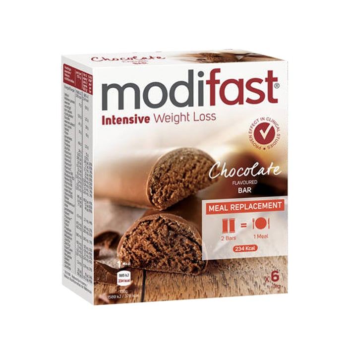 Image of Modifast Intensive Melkchocolade Lunchreep 6 Stuks