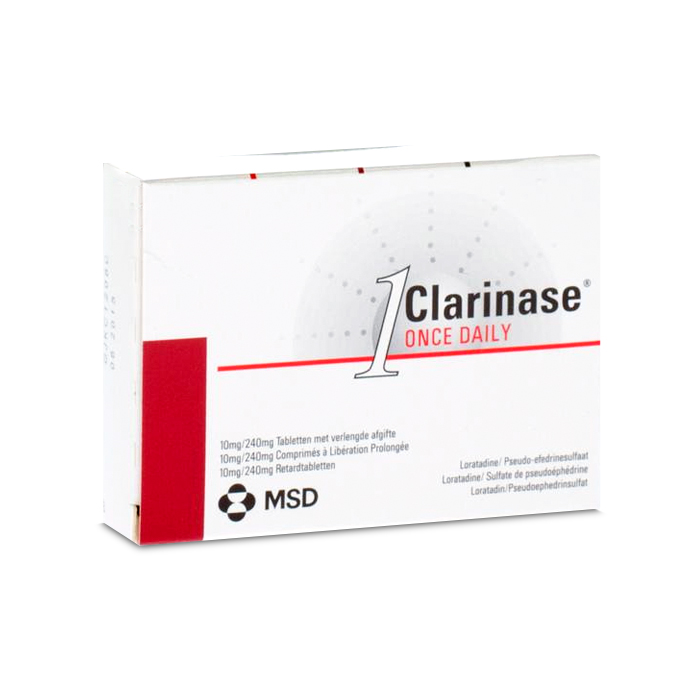 Image of Clarinase Once Daily 10/240mg 7 Tabletten 