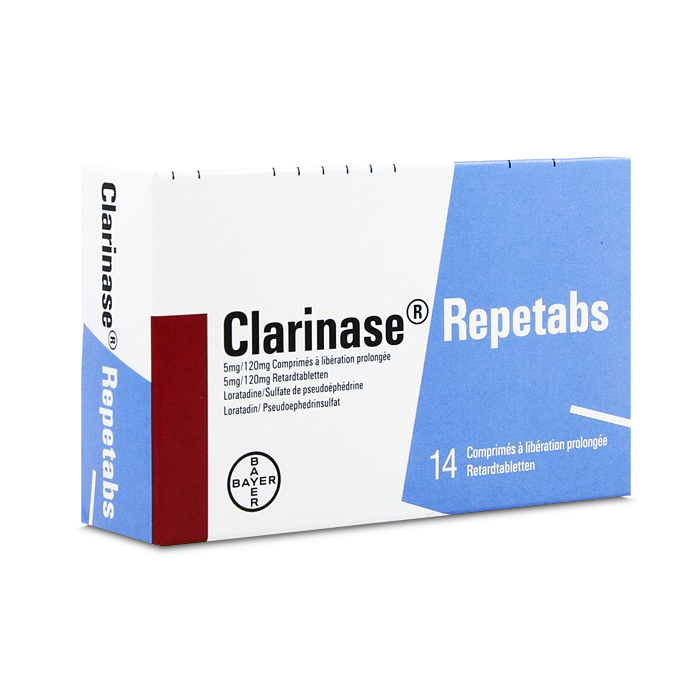 Image of Clarinase Repetabs 5mg/120mg 14 Tabletten