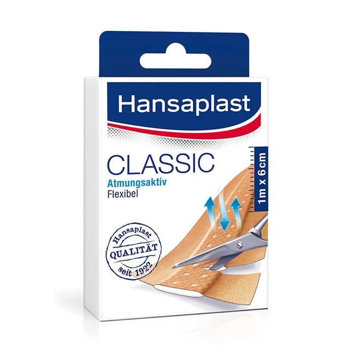 Image of Hansaplast Classic Pleister 1mx6cm 1 Rol 