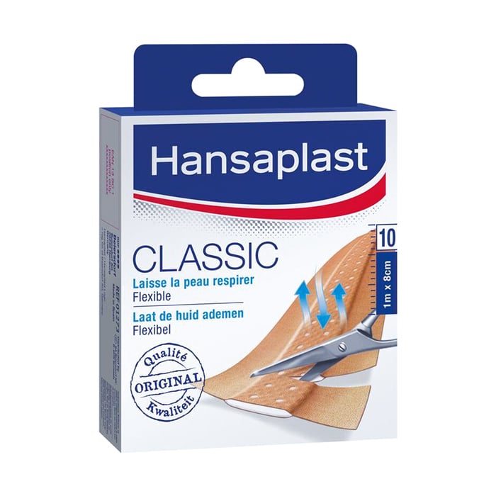 Image of Hansaplast Classic Pleister 1mx8cm 1 Rol 