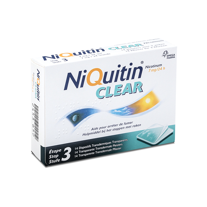 Image of NiQuitin Clear 7mg 14 Pleisters 