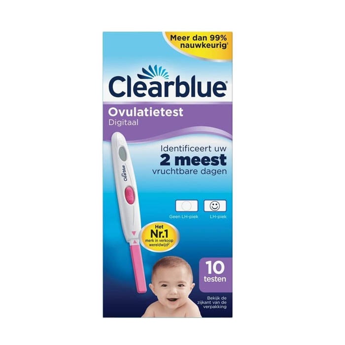 Image of Clearblue Digitale Ovulatietest 10 Testen