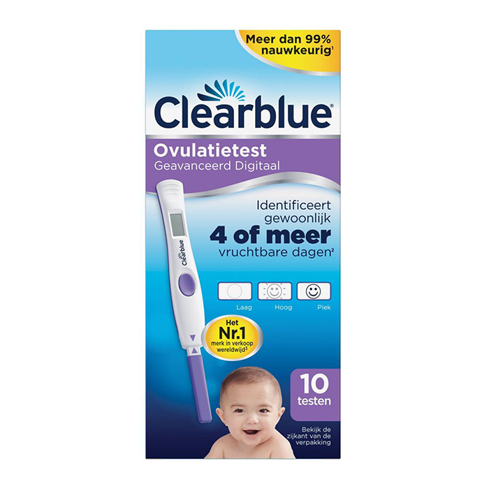 Image of Clearblue Digitale Ovulatietest Geavanceerd 10 Testen