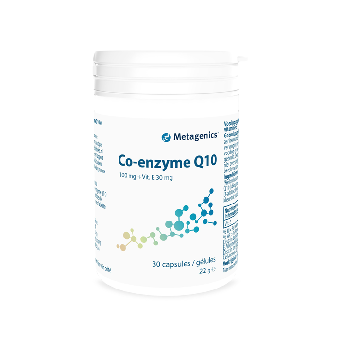Image of Coenzyme Q10 100mg + Vitamine E 30 Capsules 