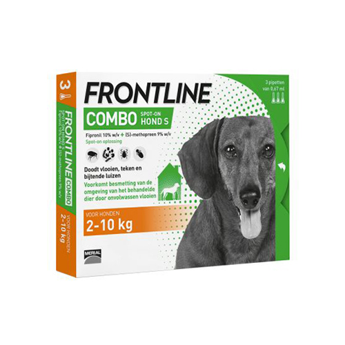 Image of Frontline Combo Line Hond S 2-10kg Vlooien/Teken 3x0,67ml 