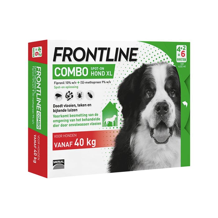 Image of Frontline Combo Line Hond XL >40kg Vlooien/ Teken 6x4,02ml 