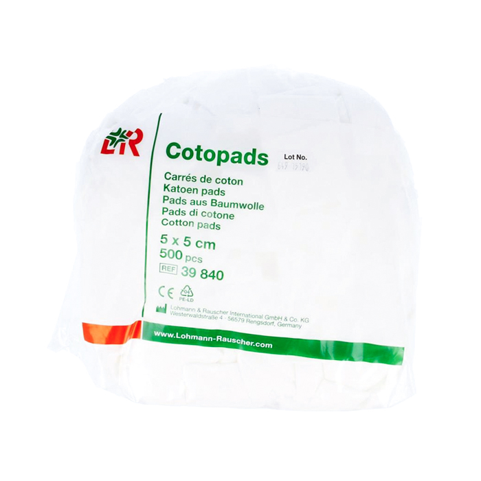 Image of Cotopads Katoen 5x5cm 500 Stuks 
