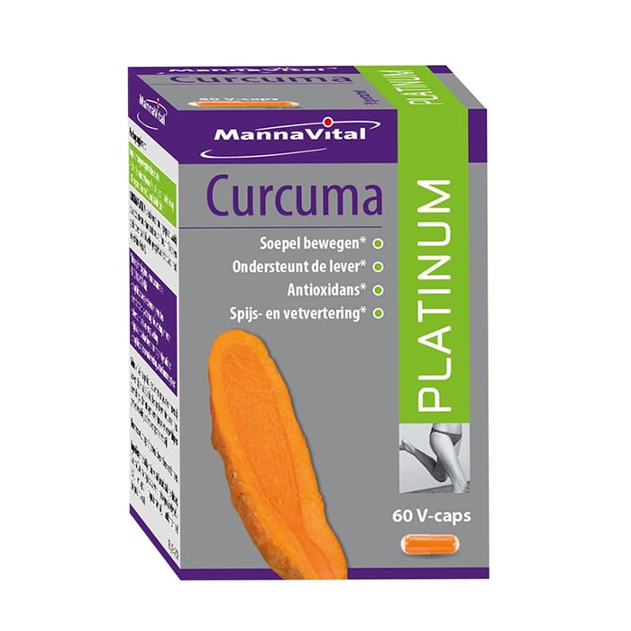 Image of MannaVital Curcuma Platinum 60 V-Capsules 