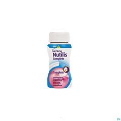 Nutricia Nutilis Complete Stage 1 Fraise Bouteille 4x125ml