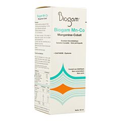 Biogam Mn-Co Manganèse-Cobalt Solution Buvable Flacon 60ml