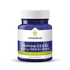 Vitakruid D3 & K2 – 90 Softgels