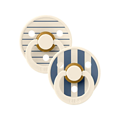 Bibs 2 Sucette Duo Pin Steel Blue