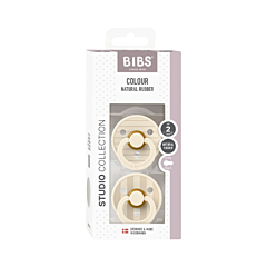 Bibs  Sucette Studio Pin -  2 pièces Vanilla