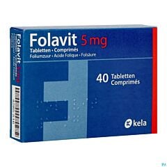 Folavit 5mg Comp 40 x 5mg