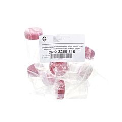 Pot urine ster + couvercle 60ml 10 pontos