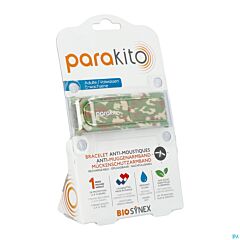 PARAKITO Bracelet anti-moustique rechargeable adulte GRAPHIC CAMOUFLAGE