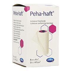 Peha-Haft Zonder Latex 8cm x 4m 1 Stuk