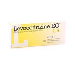 Levocetirizine EG 5mg 20 Comprimés Pelliculés