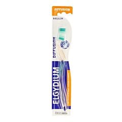 Oral Care Elgydium Diffusion Brosse à Dents, Nettoyage intense, Medium 1x