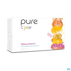 Pure C Junior Sinaassmaak - 40 kauwtabletten