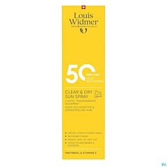 Louis Widmer Clear & Dry Sun Spray 50 Zonder Parfum - 200ml