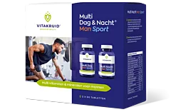 Vitakruid Multi Jour & Nuit Homme Sport - 2x90 comprimés