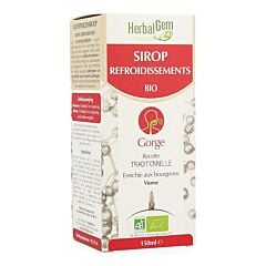 Herbalgem Sirop Refroidissements Gorge Irritée Flacon 150ml
