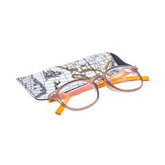 Pharmaglasses Lunettes de Lecture Dioptrie +3.50 Brown/Orange 1 Pièce